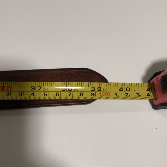 Genuine Leather Brown Belt 39in - Picture 4 of 7
